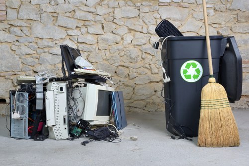 Professional house clearance team in Clapham removing furniture