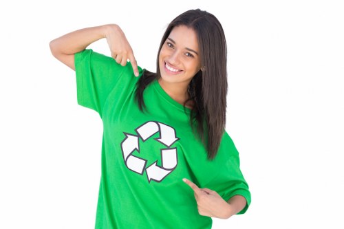 Eco-friendly disposal methods during garage clearance in Clapham